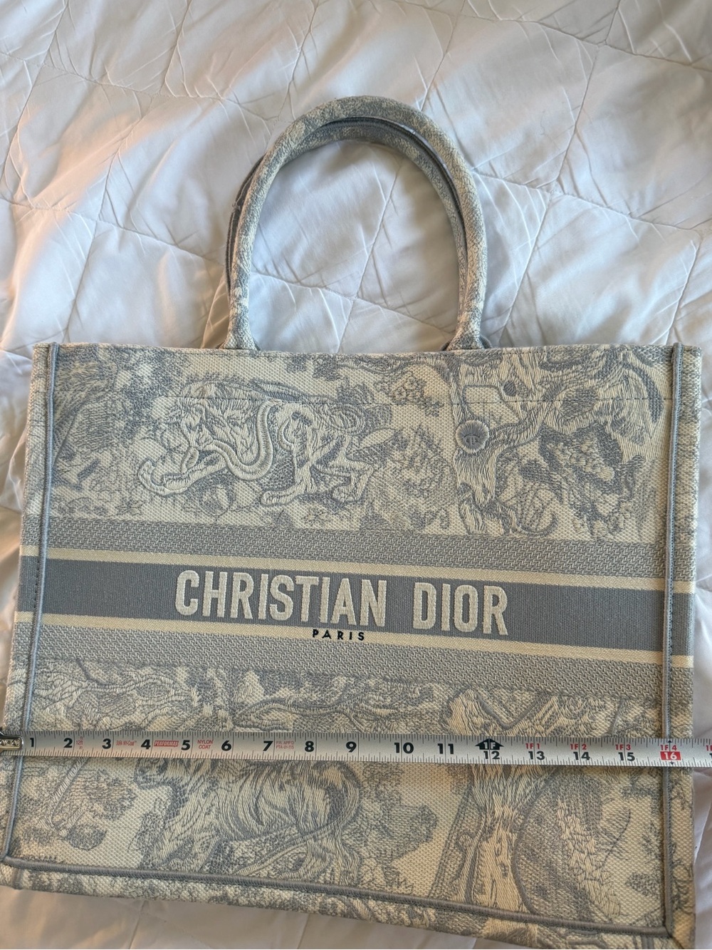 Dior Toile de Jouy Canvas Book Tote - Picture 5 of 7